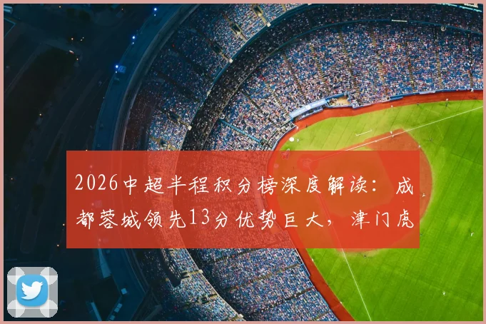 2026中超半程积分榜深度解读:成都蓉城领先13分优势巨大,津门虎仅3胜深陷降级泥潭